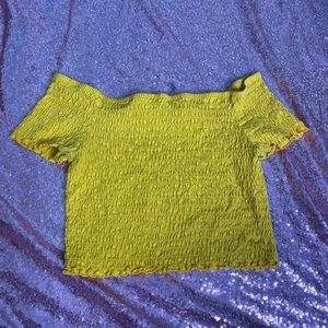 Off the Shoulder Crop Top